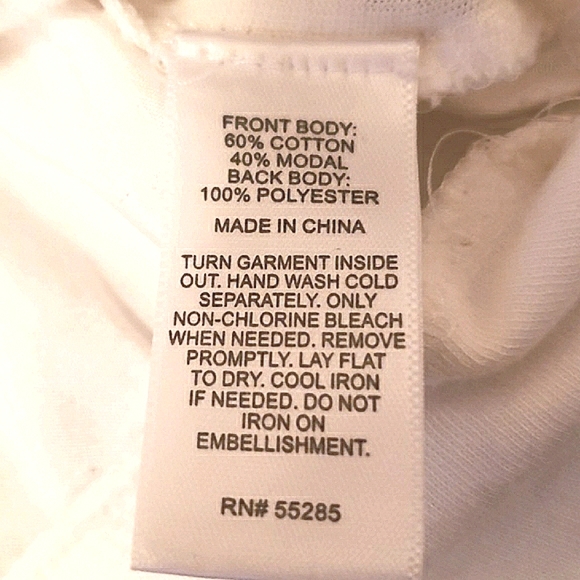 Express Rhinestone Tank Off White Size XS - Picture 6 of 12